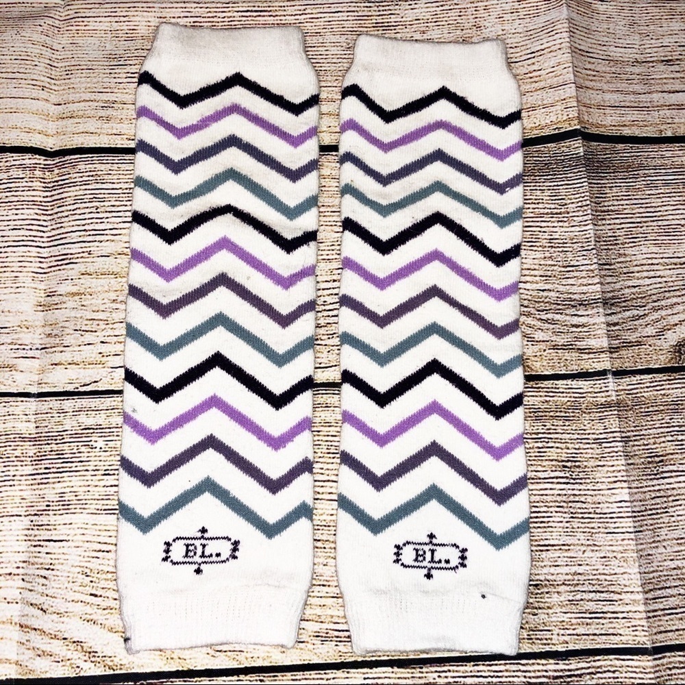 Zig Zag Baby Leg Warmers
